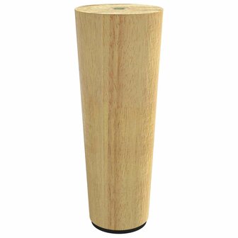 Meubelpoten 2 pcs Bruin &Oslash; 44 x 100 mm Massief Eucalyptus Hout 4
