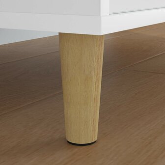 Meubelpoten 12 pcs Bruin &Oslash; 44 x 100 mm Massief Eucalyptus Hout 3