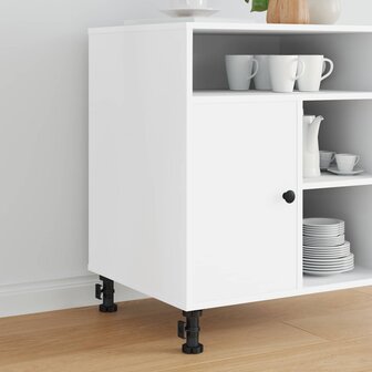 Meubelpoten Verstelbaar 2 pcs Zwart 46 x 46 x 128 mm PP 1