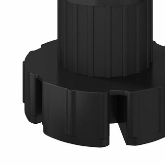 Meubelpoten Verstelbaar 12 pcs Zwart 46 x 46 x 128 mm PP 8
