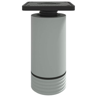 Meubelpoten Verstelbaar 12 pcs Wit 64 x 64 x 100 mm PP 3