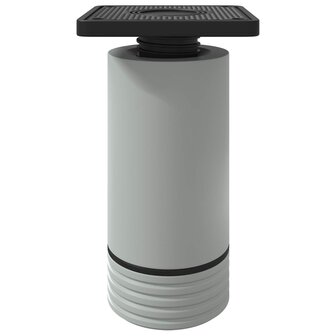 Meubelpoten Verstelbaar 12 pcs Wit 64 x 64 x 100 mm PP 4
