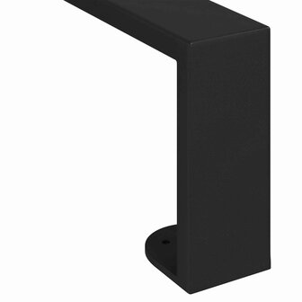 Meubelpoten 12 pcs Zwart 481 x 40,5 x 100 mm IJzer 8