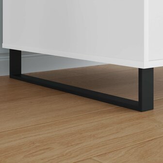 Meubelpoten 2 pcs Zwart 596 x 40,5 x 100 mm IJzer 3