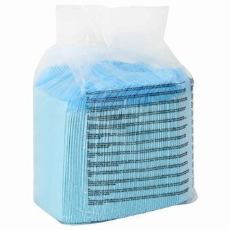 Niet-geweven stof huisdier trainingspad 200 pcs Blauw en Wit 5