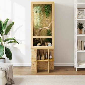 Terrarium Bruin 50 x 50 x 130 cm OSB 4