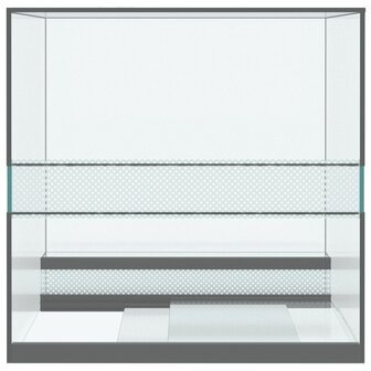 Terrarium met opslag Doorzichtig 30 x 30 x 30 cm Glas 8