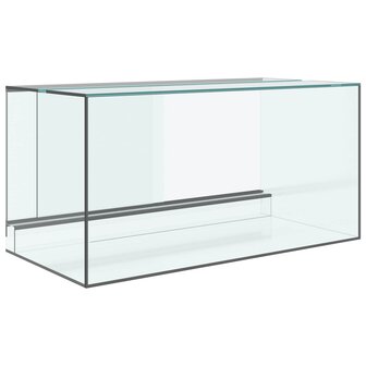 Terrarium met opslag Doorzichtig 80 x 40 x 40 cm Glas 7