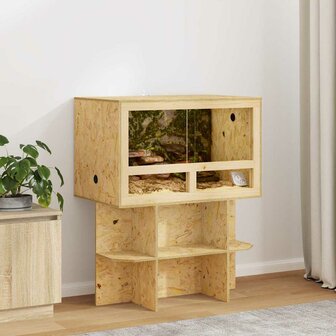 Terrariumbasis Bruin 80 x 50 x 50 cm OSB 1