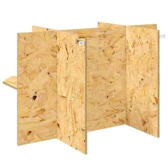 Terrariumbasis Bruin 80 x 50 x 50 cm OSB 7