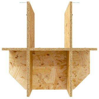 Terrariumbasis met plank Bruin 40 x 40 x 50 cm OSB 8