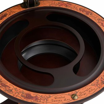 Globebar massief eucalyptushout bruin 7