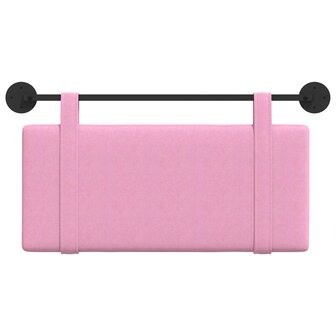 Hangend Hoofdeinde Wandgemonteerd Roze 90 x 55 x 5 cm Stof 5