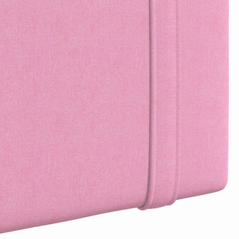 Hangend Hoofdeinde Wandgemonteerd Roze 90 x 55 x 5 cm Stof 8