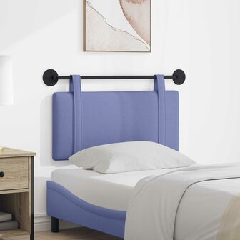 Hangend Hoofdeinde Effen Jeans Blauw 90 x 55 x 5 cm Stof 1