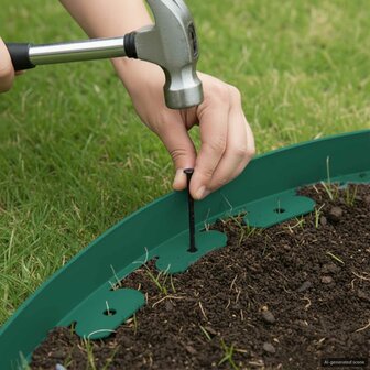 Gazonranden Groen 3000 x 4 x 5 cm Kunststof 9