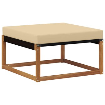 Outdoor Hocker Massief Acaciahout Naturel 2
