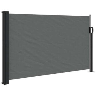 Uitschuifbare zijluifel antraciet 120x500 cm 2