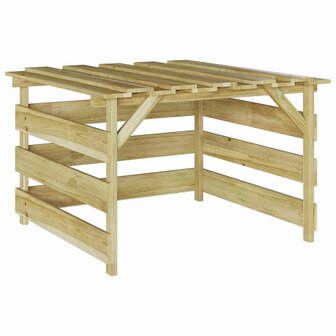 Grasmaaier Garage Bruin 84 x 80 x 56 cm 2