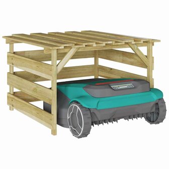 Grasmaaier Garage Bruin 84 x 80 x 56 cm 3
