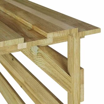 Grasmaaier Garage Bruin 84 x 80 x 56 cm 8