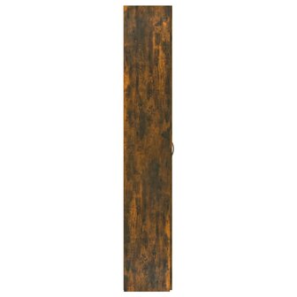 Kantoorkast 60x32x190 cm bewerkt hout gerookt eikenkleurig 7