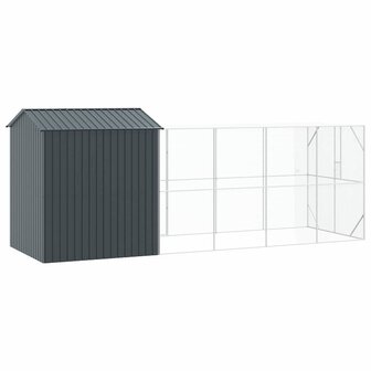 Vogelkooi Antraciet 621 x 208 x 247 cm Gegalvaniseerd staal 5