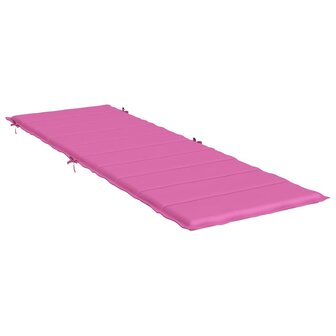 Ligbedkussen oxford stof roze 4