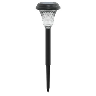 Tuinpadverlichting 12 st solar met grondpennen wit 4