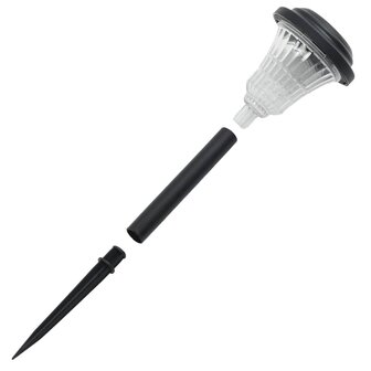 Tuinpadverlichting 12 st solar met grondpennen wit 6