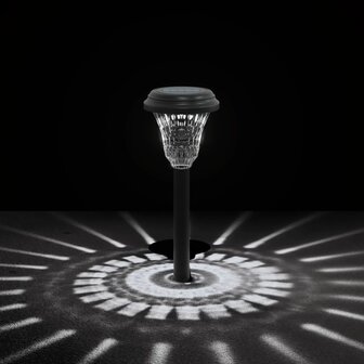 Tuinpadverlichting 12 st solar met grondpennen wit 7