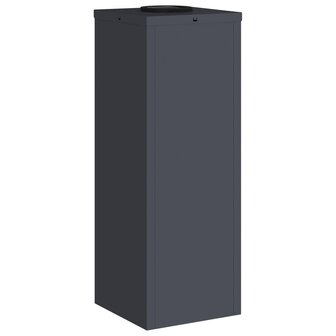 Zonne LED Padverlichting 2 pcs Antraciet Koudgewalst staal 8