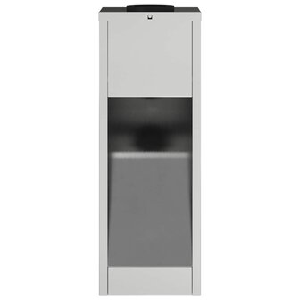 Zonne LED Padverlichting 2 pcs Zilver Gegalvaniseerd 6