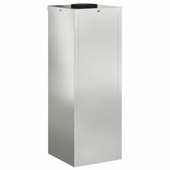 Zonne LED Padverlichting 2 pcs Zilver Gegalvaniseerd 8