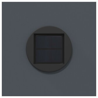 Solar LED Padverlichting 2 pcs Antraciet Koudgewalst staal 7