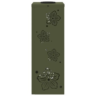 Solar LED Padverlichting 2 pcs Olijf Groen Koudgewalst staal 6