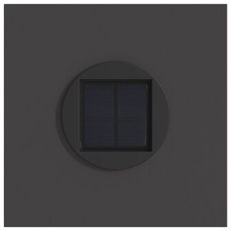 Solar LED Padverlichting 2 pcs Zwart Koudgewalst staal 7