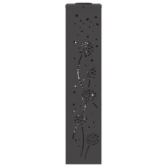 Solar LED Padverlichting 2 pcs Zwart Koudgewalst staal 6