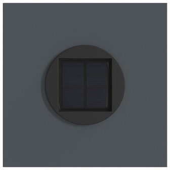 Solar LED Padverlichting 2 pcs Antraciet Koudgewalst staal 7