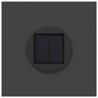Solar LED Padverlichting 2 pcs Zwart Koudgewalst staal 7