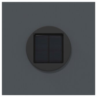 Solar LED Padverlichting 2 pcs Antraciet Koudgewalst staal 7