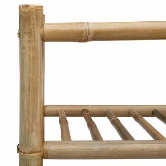 Schoenenrek met plank met opslag Naturel 68 x 28 x 30 cm Bamboe 7