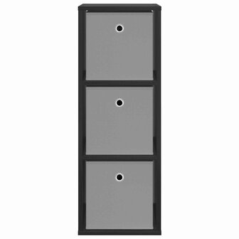 Dressoir met lade Zwart Eiken 30,5 x 27 x 84,5 cm 5