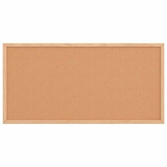 Prikbord met massief grenenhouten frame 60x30 cm 3