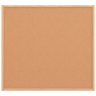 Prikbord met massief grenenhouten frame 60x55 cm 3