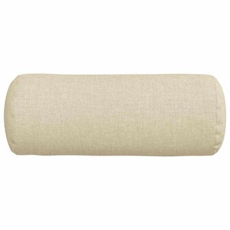 Bolster Kussens 2 stuks Cr&egrave;me &Oslash; 15 x 40 cm Stof 6