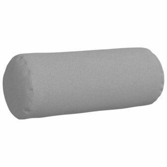 Bolster Kussens 2 stuks Wolkengrijs &Oslash; 15 x 40 cm Stof 5