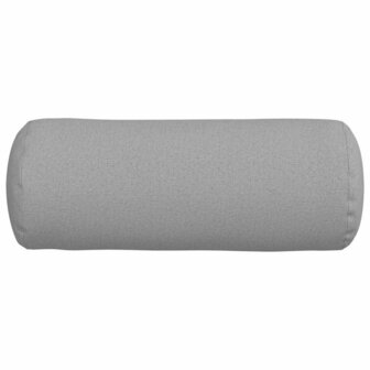Bolster Kussens 2 stuks Wolkengrijs &Oslash; 15 x 40 cm Stof 6