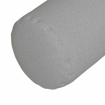 Bolster Kussens 2 stuks Wolkengrijs &Oslash; 15 x 40 cm Stof 8