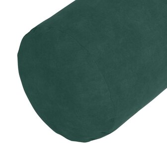 Bolster Kussens 2 stuks Donkergroen &Oslash; 15 x 40 cm Cordstof 8